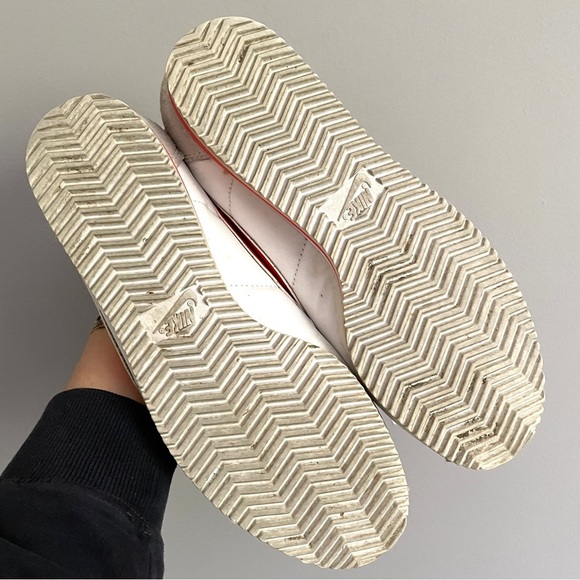 Nike Classic Cortez White / Red Nylon Sneakers - 8-8.5 - Picture 9 of 11